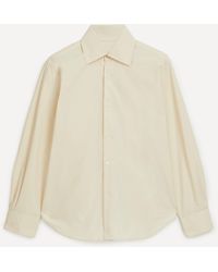 STÒFFA - Mens Spread Collar Cotton Poplin Shirt 40/50 - Lyst