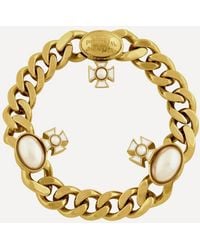 Vivienne Westwood - Tone Gaby Chain Bracelet - Lyst