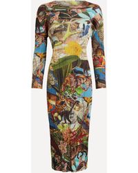 Pleats Please Issey Miyake - Women's Aurora Jungle Dress 2 - Lyst