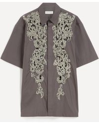 Dries Van Noten - Embellished Short-Sleeve Shirt - Lyst
