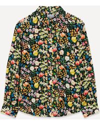 Liberty - Women's Jude's Floral Relaxed Silk Shirt - Lyst