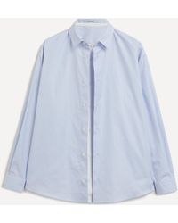 Loewe - Women's Double Layer Silk Cotton And Silk Shirt 10 - Lyst