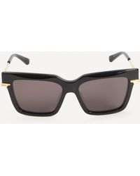 Bottega Veneta - Women's Acetate And Metal Cat-eye Sunglasses One Size - Lyst
