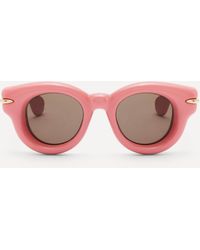 Loewe - Luxury Inflated Round Sunglasses In Nylon - Lyst
