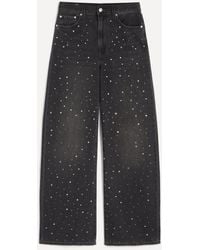 Levi's - Ribcage Wide-Leg Diamonte Jeans - Lyst