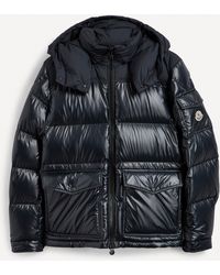 moncler black shiny jacket