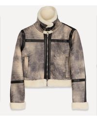 Stand Studio Lorelle Faux Shearling Jacket - Multicolour