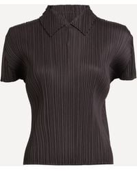 Pleats Please Issey Miyake - Women's Monthly Colours: April Pleated Short-sleeve Top 3 - Lyst