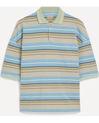 Kapital - Mens Multi Stripe Pique Box Polo Shirt 2 - Lyst