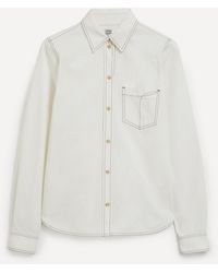 TOTEME - Petite Tumbled Cotton Shirt - Lyst