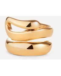 Jenny Bird - 14Ct-Plated Sees Ring - Lyst