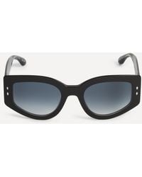 Isabel Marant - Women's Acetate Cat Eye Black Sunglasses One Size - Lyst