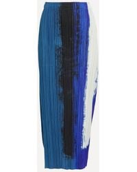 Pleats Please Issey Miyake - Jump Pleated Midi Skirt - Lyst