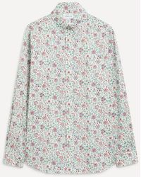 Liberty - Button-Down Regular Fit Cotton Shirt - Lyst