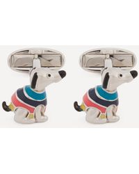 Paul Smith - Stripe Jumper Dog Cufflinks - Lyst