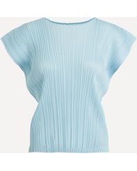 Pleats Please Issey Miyake - Women's Monthly Colours March Pleated Top 3 - Lyst