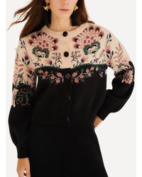 FARM Rio - Mixed Belle Garden Knit Cardigan - Lyst