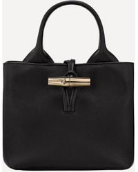 Longchamp - Extra-Small Le Roseau Sleek Top Handle Bag - Lyst