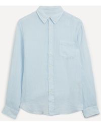 120% Lino - Mens Regular Fit Linen Shirt - Lyst