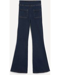 PAIGE - Women's Bardot Jetset High-rise Flare Jeans - Lyst