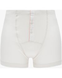 Hemen Albar Stretch-organic Cotton Boxers in White for Men Mens Clothing Underwear Boxers 