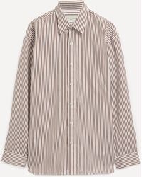 Dries Van Noten - Mens Striped Cotton Shirt - Lyst