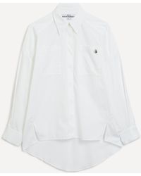 A.P.C. - A. P.c. Women's Warvol Oversized Shirt 10 - Lyst