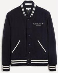 Sporty & Rich - Women's Eden Crest Kennedy Wool Varsity Jacket - Lyst