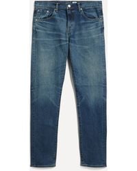 Edwin - Mens Slim Tapered Kaihara Indigo Jeans In Blue - Light Used 30 - Lyst