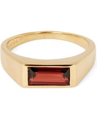 Maria Black Gold Harald Signet Ring Small-medium - Metallic