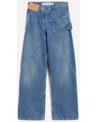 JW Anderson - Twisted Workwear Denim Jeans - Lyst