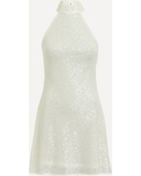 RIXO London - Women's Arosah Sequin Mini-dress L - Lyst