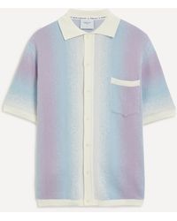 Percival - Mens Ombre Knitted Shirt - Lyst