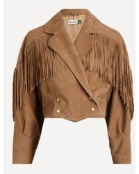 RIXO London - Darragh Suede Jacket - Lyst