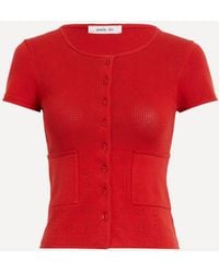 Peachy Den - Marie Knit Jam Polo Top - Lyst