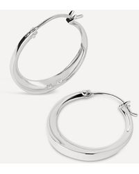 Dinny Hall - Silver Signature Small Hoop Earrings One - Lyst