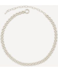 Monica Vinader - Sterling Silver Doina Heirloom Chain Necklace - Lyst