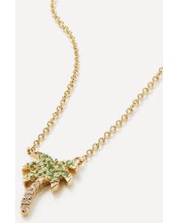 Roxanne First - 14Ct Rocky's Palm Tree Pendant Necklace - Lyst