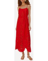 FARM Rio - Flowers Richelieu Linen Sleeveless Maxi Dress - Lyst