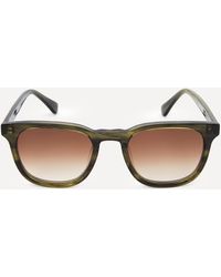 YMC Woody Acetate Sunglasses - Green