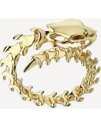 Shaun Leane - Gold Plated Vermeil Silver Serpent's Trace Wrap Ring - Lyst