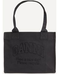 Ganni - Women's Large Easy Shopper Bag One Size - Lyst