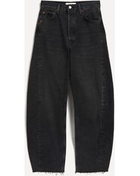 Agolde - Women's Luna High-rise Pieced Taper Jeans In Posses 27 - Lyst
