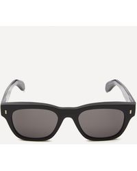 Cutler and Gross 9772 Square Acetate Sunglasses - Black