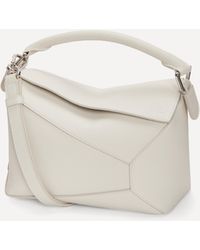 Loewe - Luxury Small Puzzle Bag In Soft Grained Calfskin For - Lyst