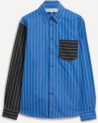 JW Anderson - Mens Classic Fit Patchwork Shirt 40/50 - Lyst