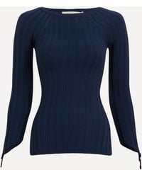 Paloma Wool - Women's Canal Rib-knit Boat-neck Top - Lyst