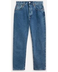 501 crop jeans blue levi's