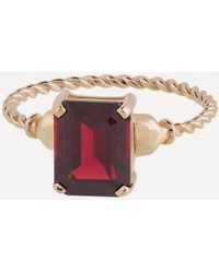 Anna + Nina - 14Ct Nina Garnet Ring - Lyst