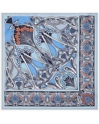 Liberty - Ianthe 45 X 45Cm Silk Twill Scarf - Lyst